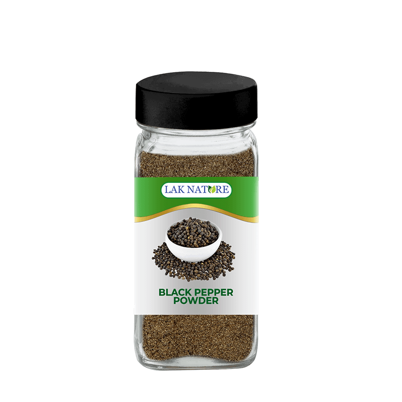 Black Pepper Powder Bottle